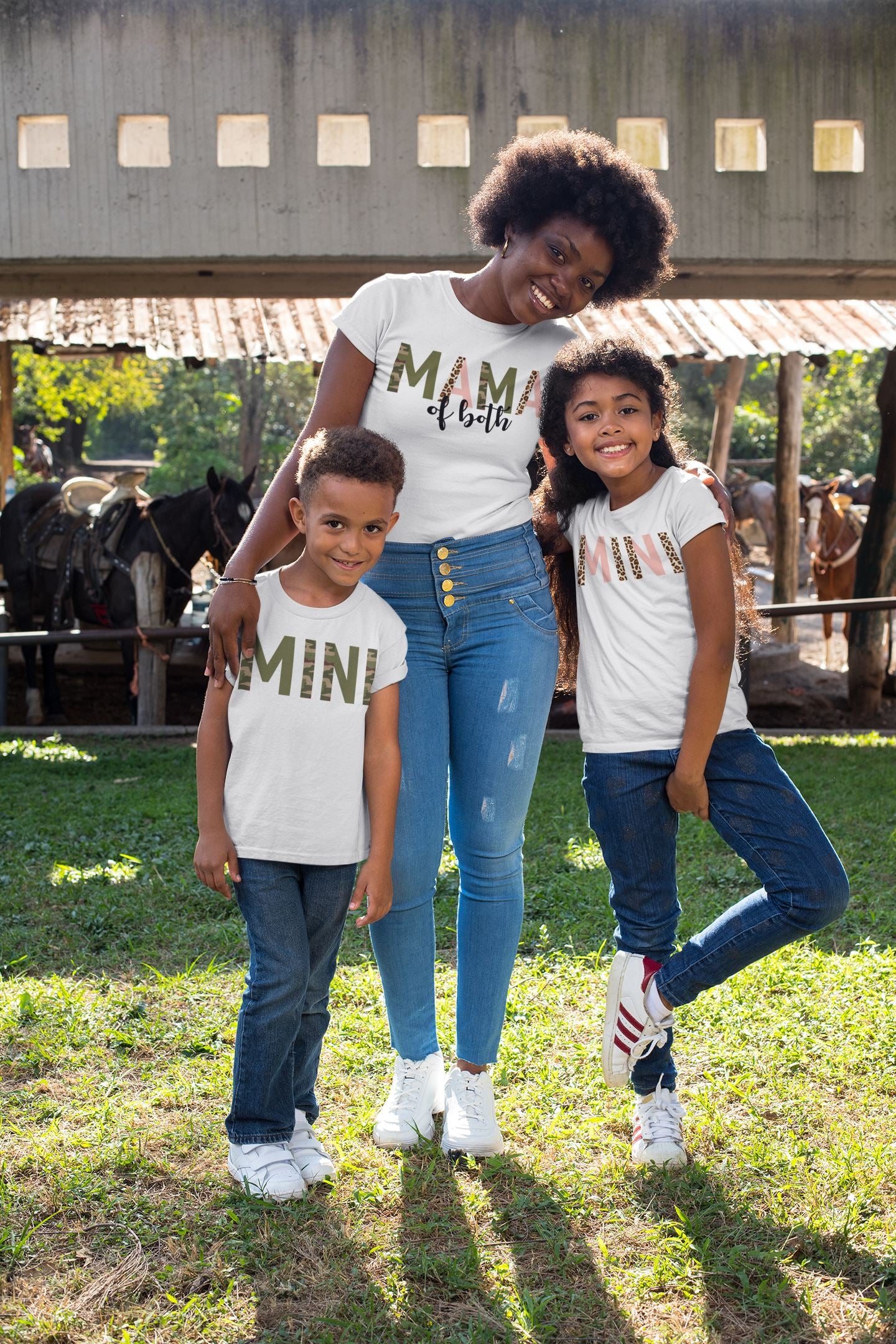 Mum and daughter shop matching tops uk