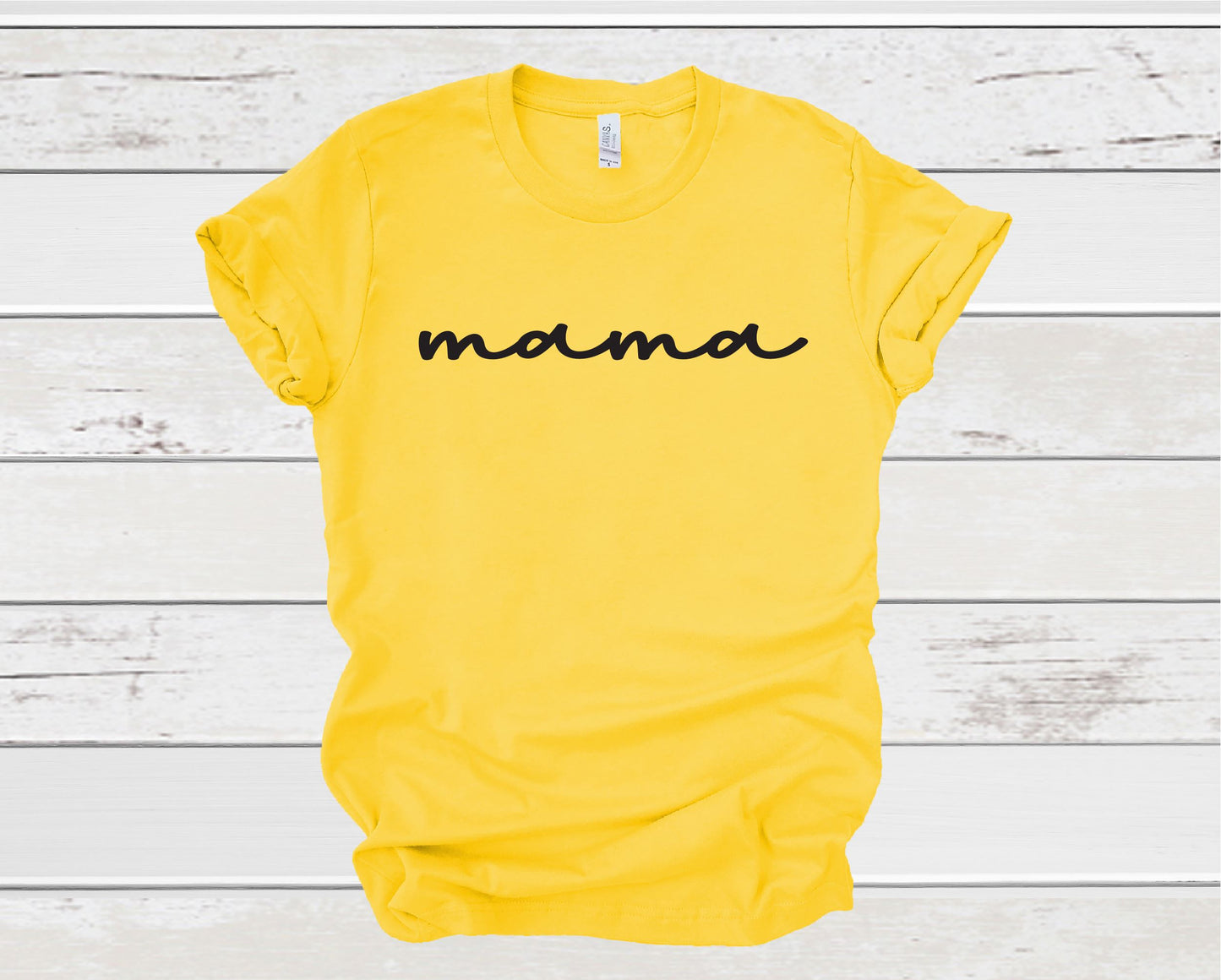 Mama Script Slogan T-Shirt