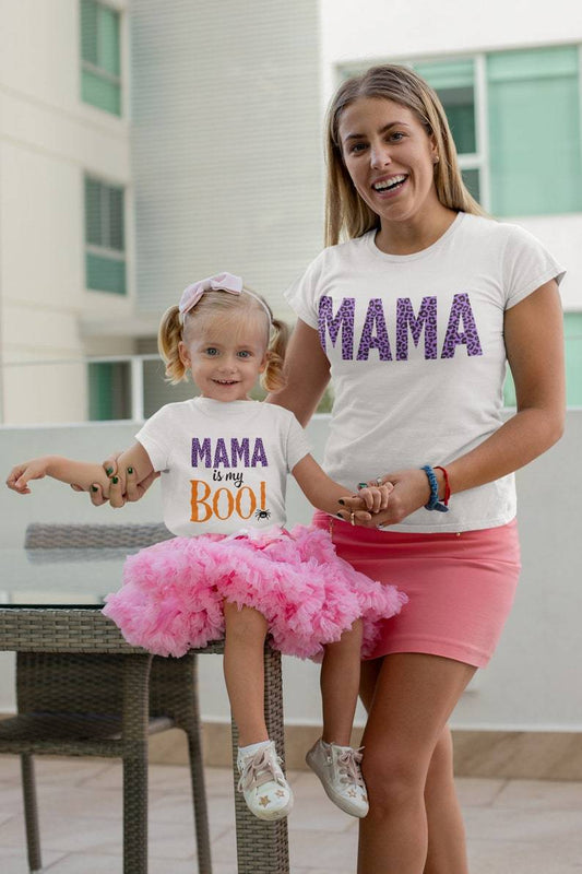Matching Mama & Mama's Boo T-shirts