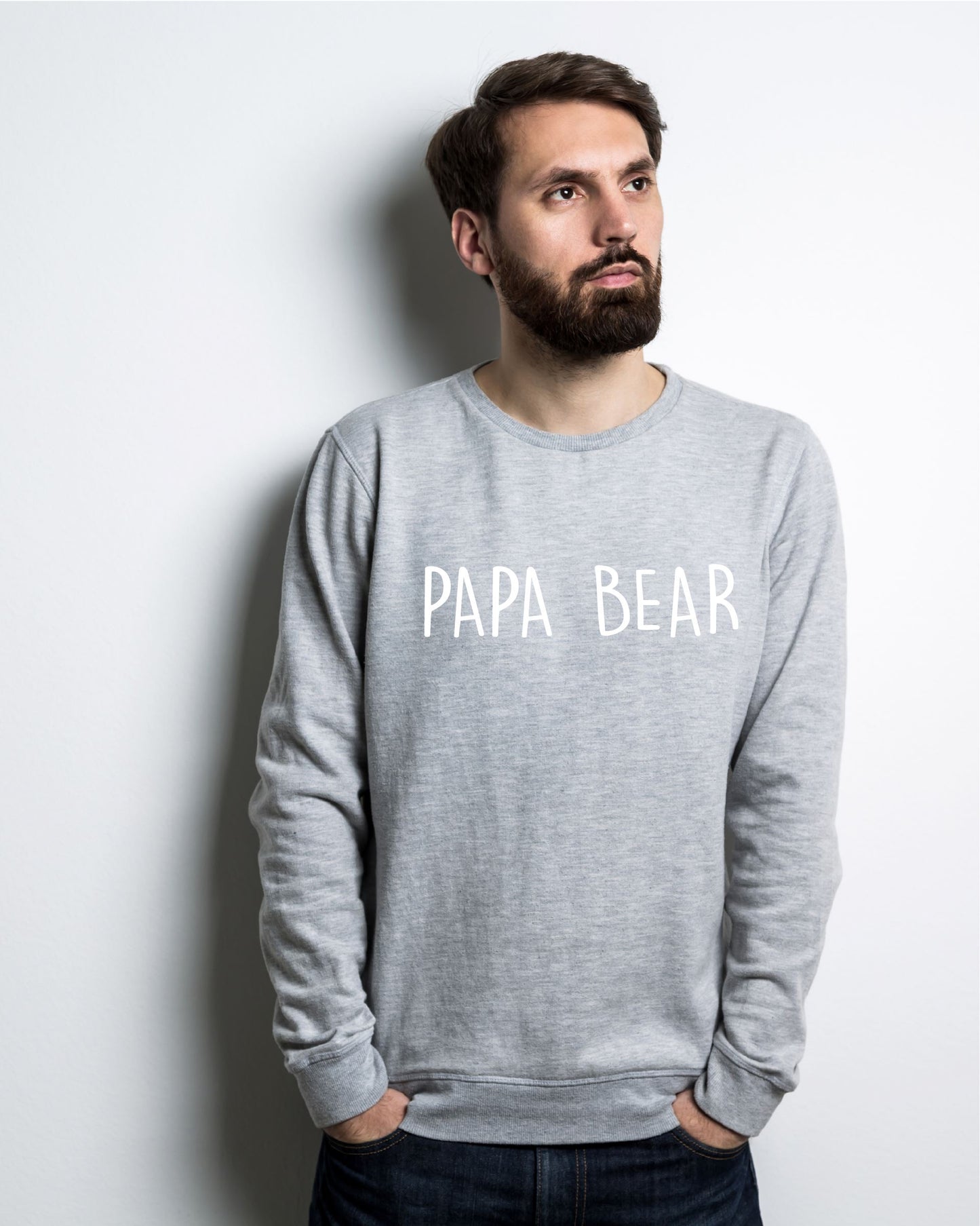 Matching Papa Bear and Baby Bear Sweatshirts