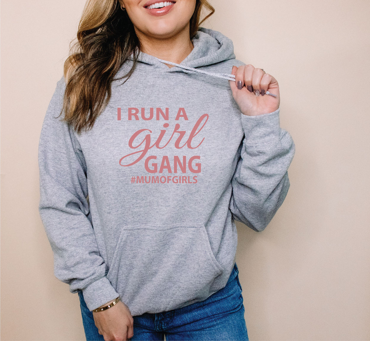 Mum of Girls Girl Gang Hoodie