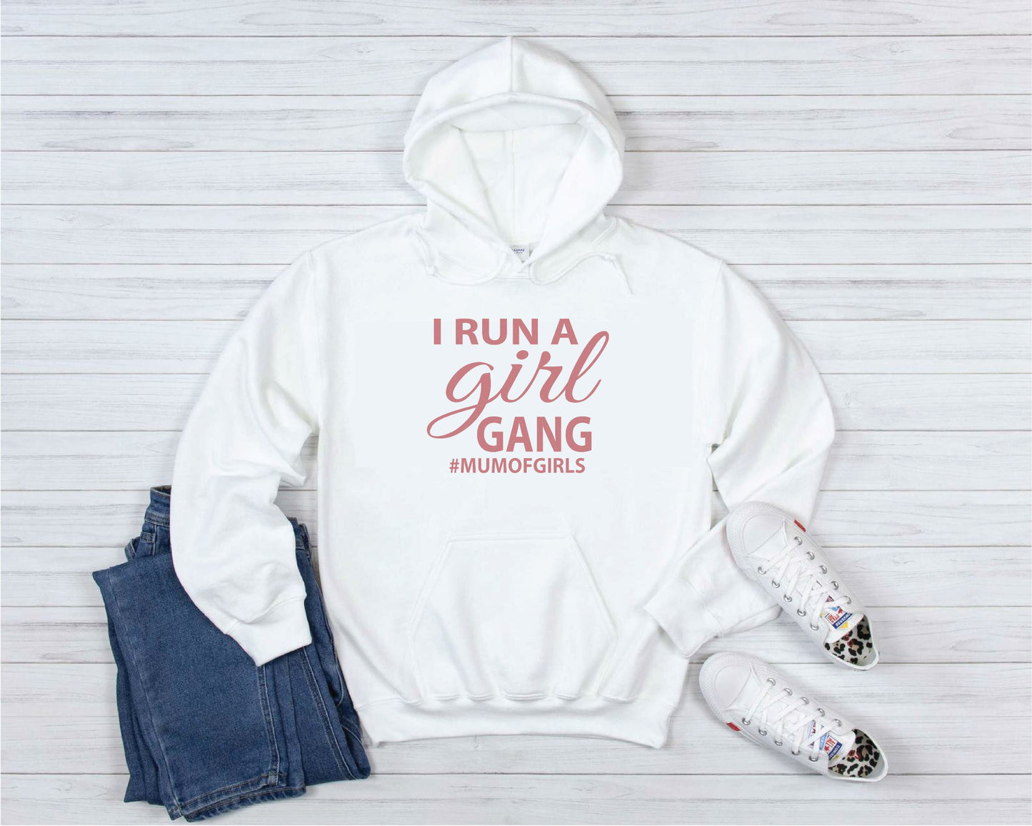Mum of Girls Girl Gang Hoodie