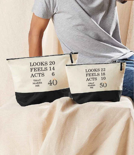 Personalised Birthday Makeup Bag