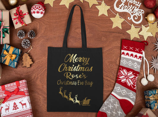 Personalised Christmas Eve Bag