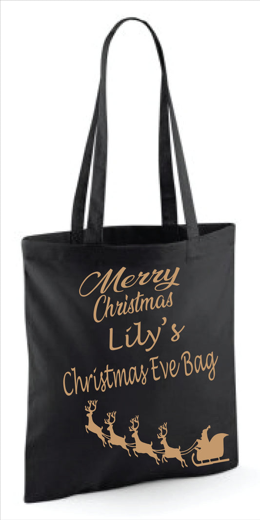 Personalised Christmas Eve Bag Gift Bag
