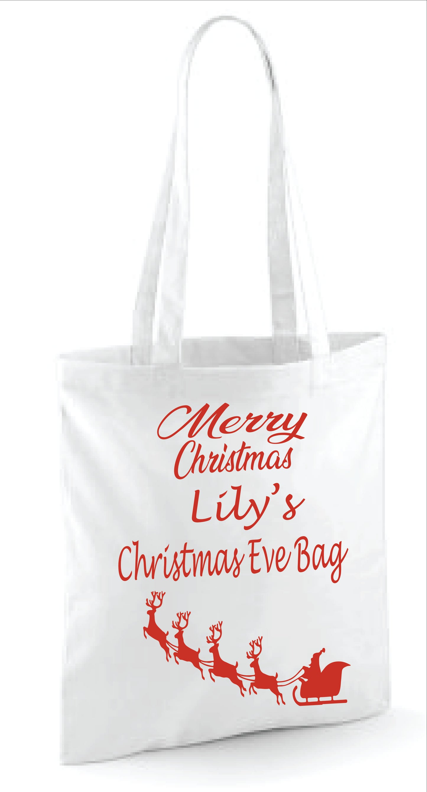 Personalised Christmas Eve Bag Gift Bag