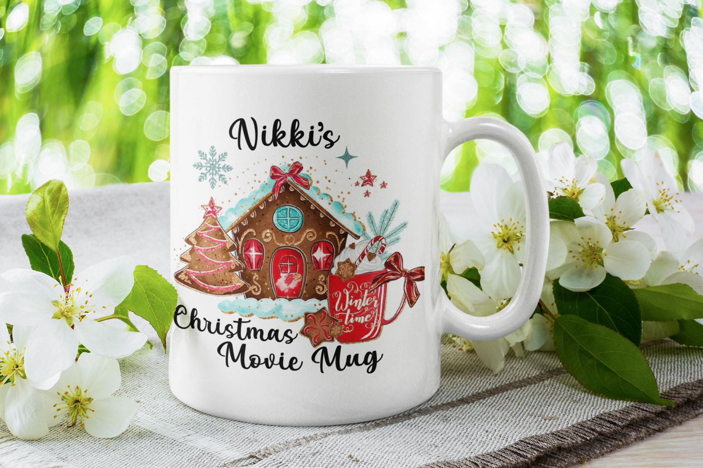 Personalised Christmas Movie Mug