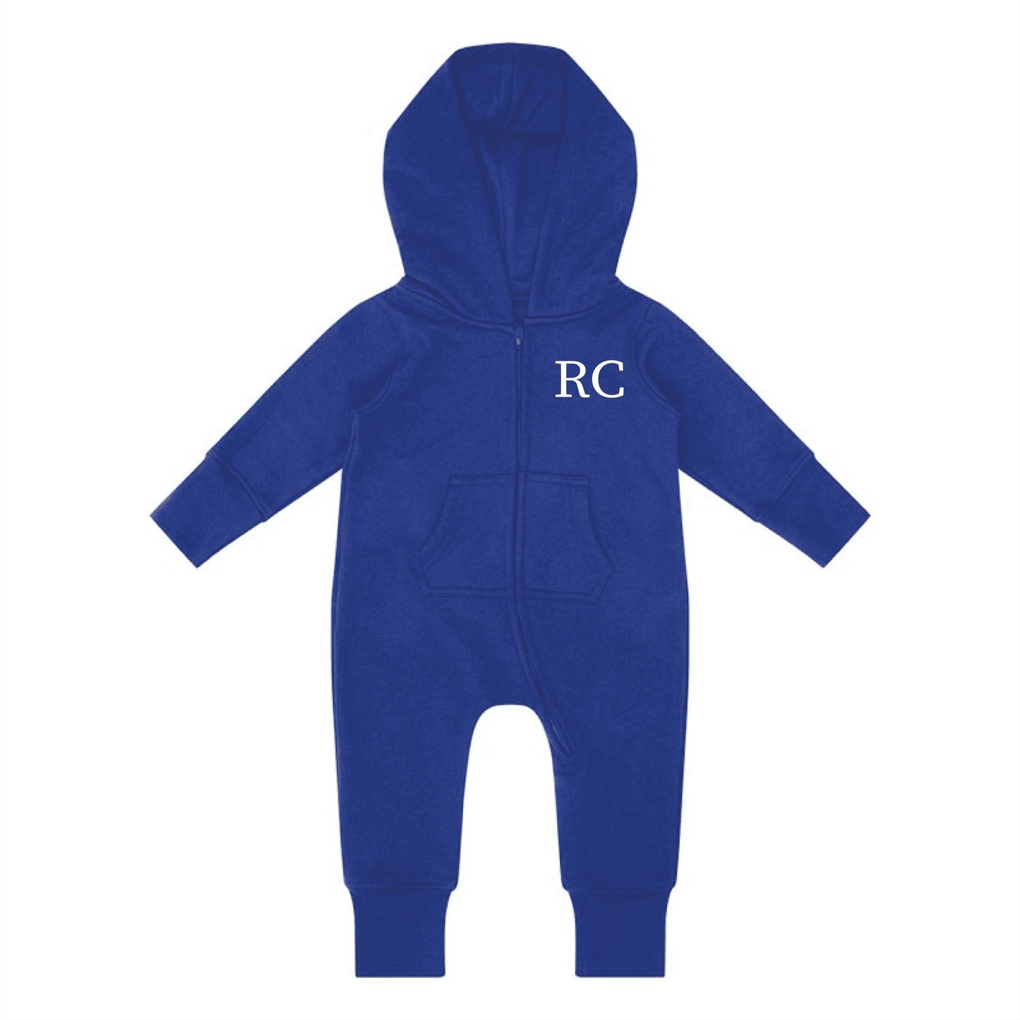 Personalised Kids Hooded Loungewear Onesie With Initials