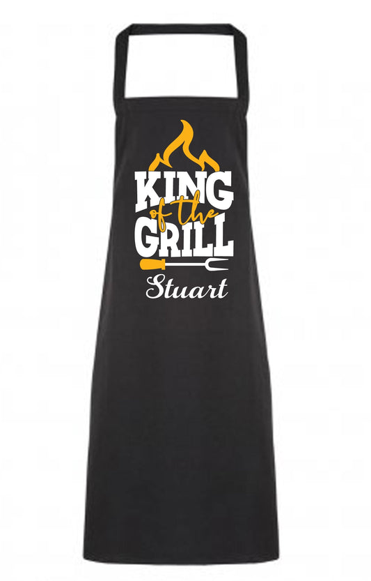 Personalised King of The Grill Apron