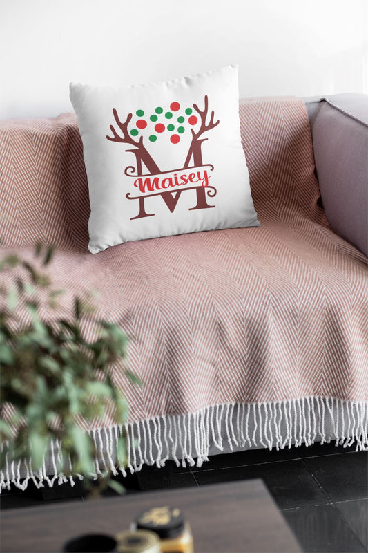 Personalised Name Christmas Cushion