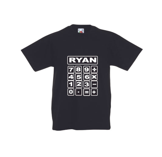 Personalised NSPCC School Number Maths Day T-Shirts