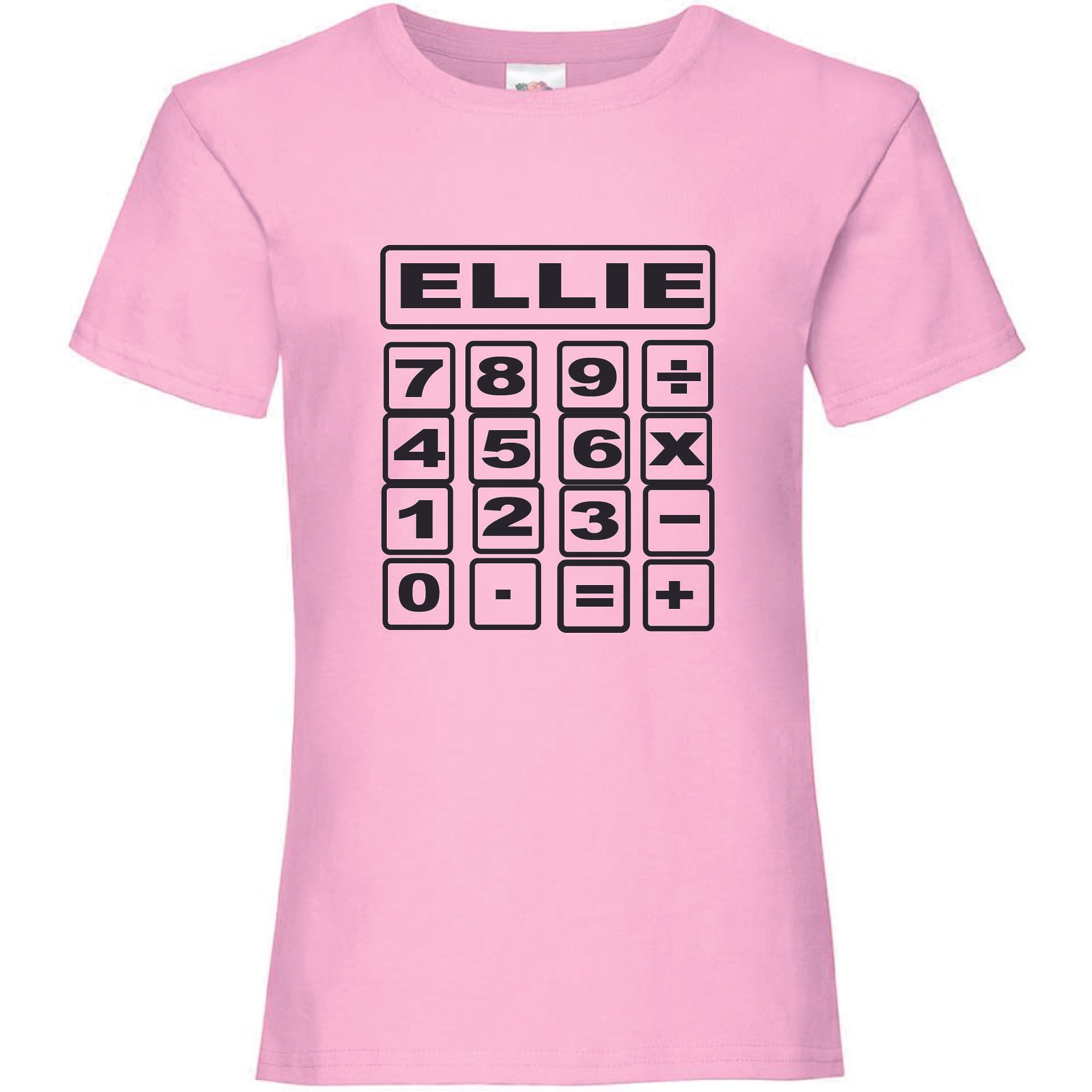 Personalised NSPCC School Number Maths Day T-Shirts