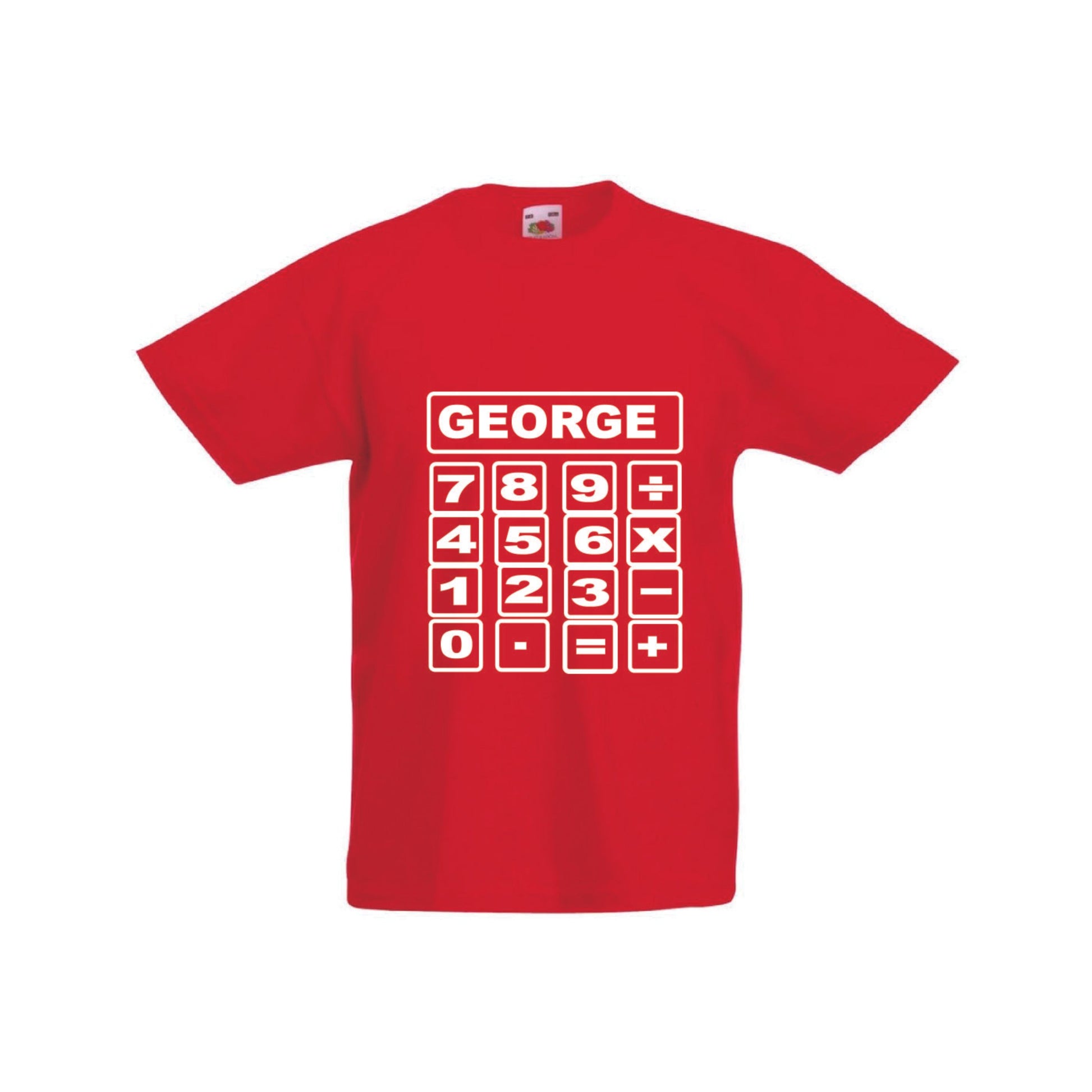 Personalised NSPCC School Number Maths Day T-Shirts