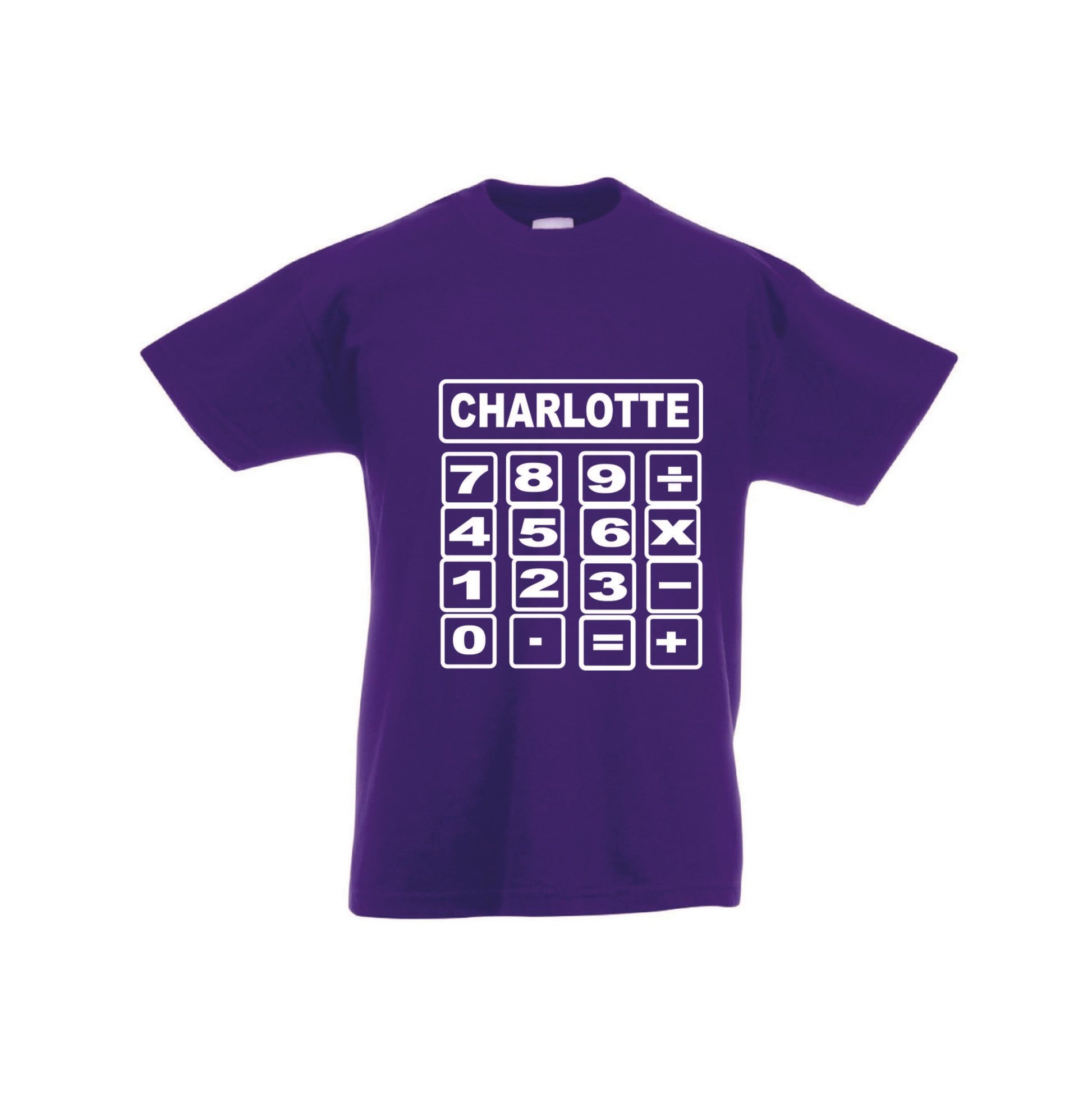 Personalised NSPCC School Number Maths Day T-Shirts