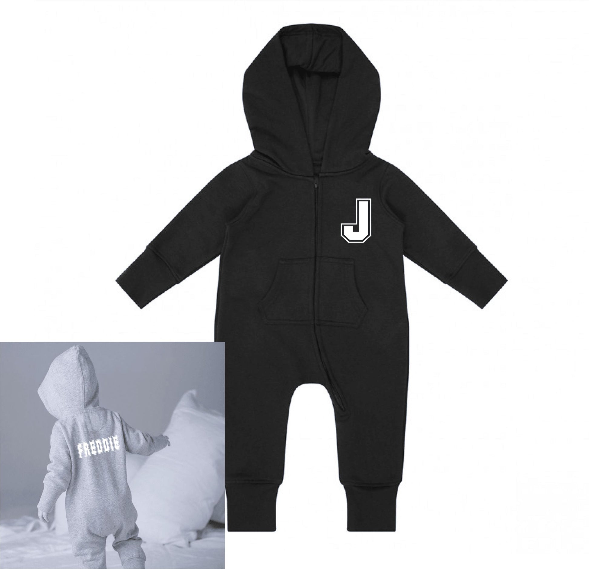 Personalised Onesie With Initial and Name