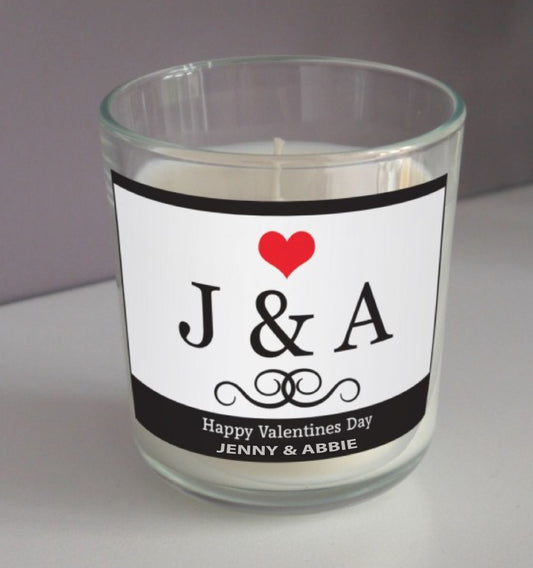 Personalised Sweet Vanilla Scented Candle Gift