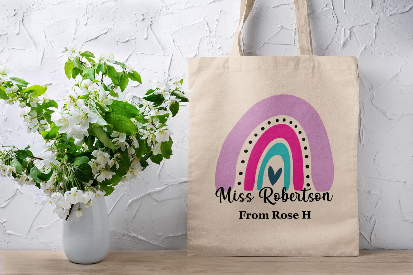 Personalised Teacher Tote Bag