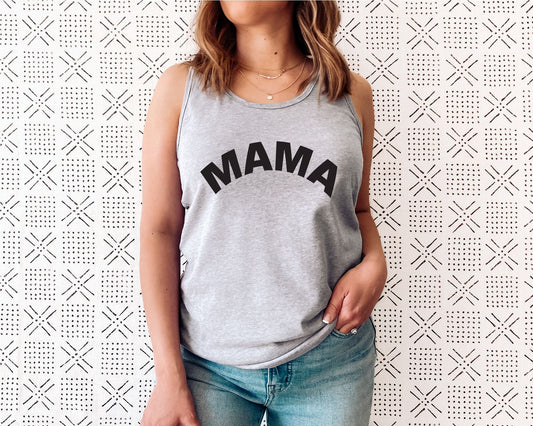 Plain Mama Slogan Vest Top