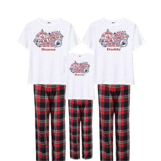Polar Express Personalised Christmas Pyjamas