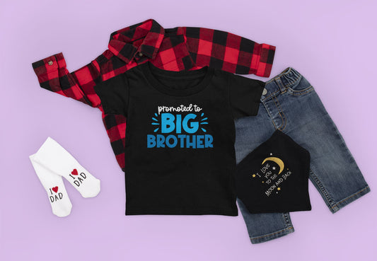 Promoted to Big Sister Big Brother T-shirts