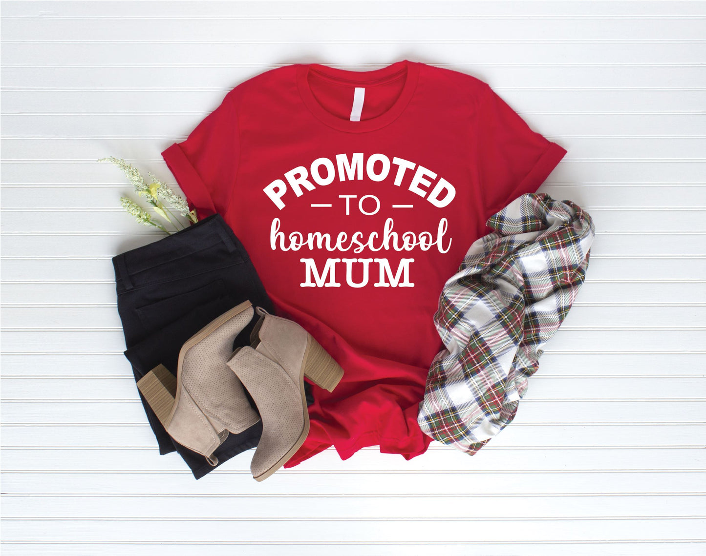 Promoted to Homeschooling Mum T-shirt