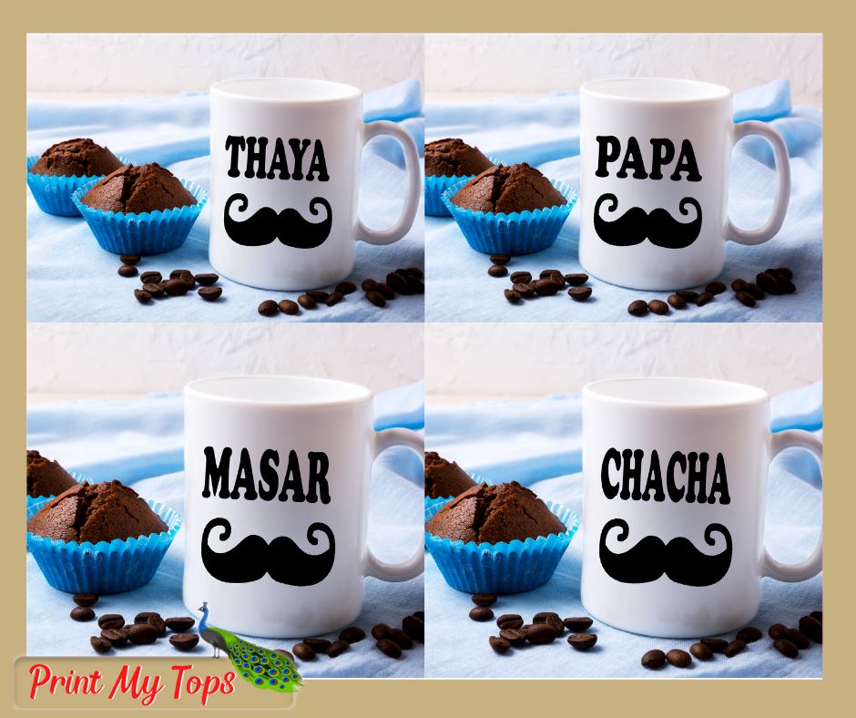 Any Text Mugs For Him