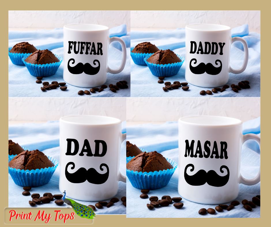 Any Text Mugs For Him