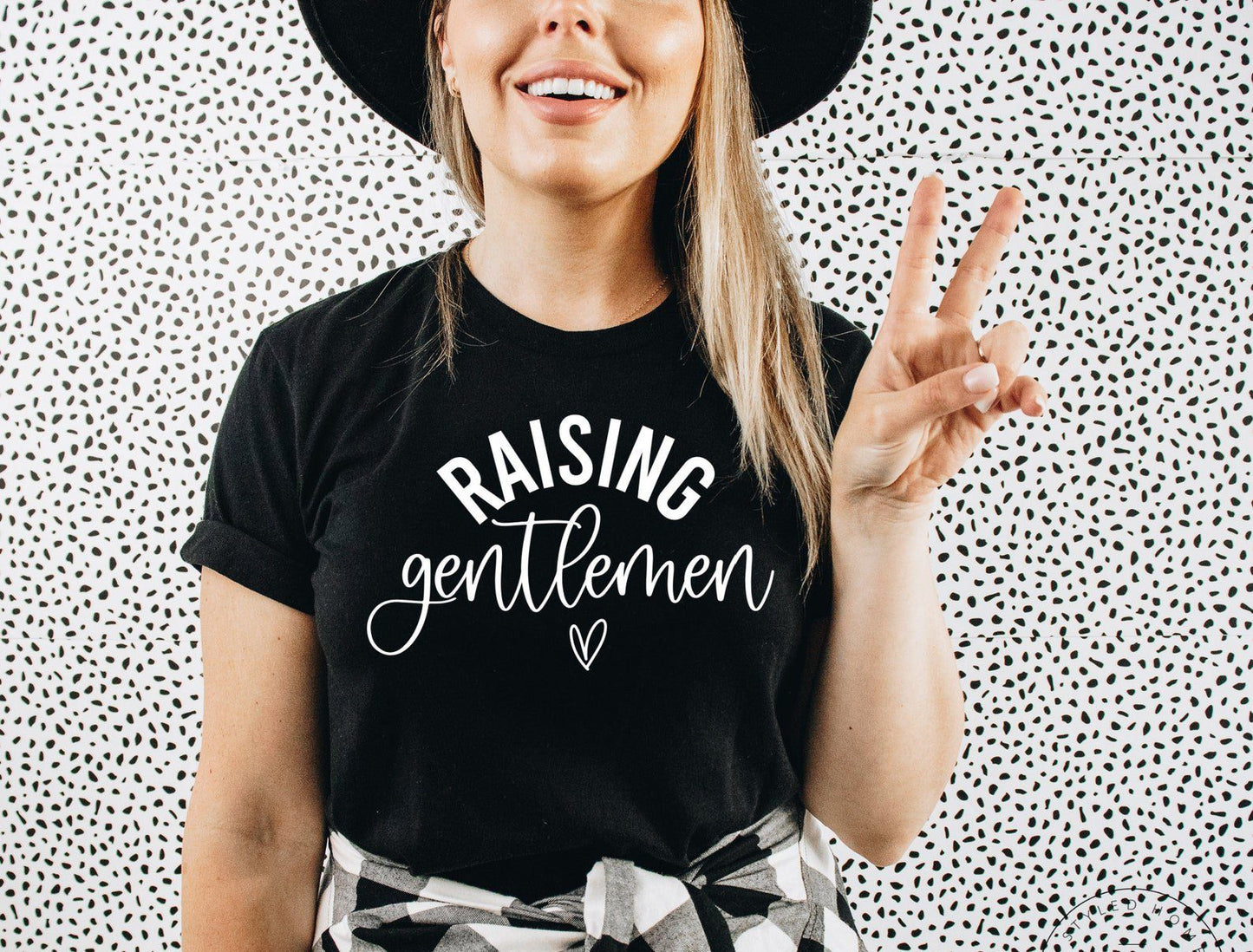 Raising Gentlemen Slogan T-shirt