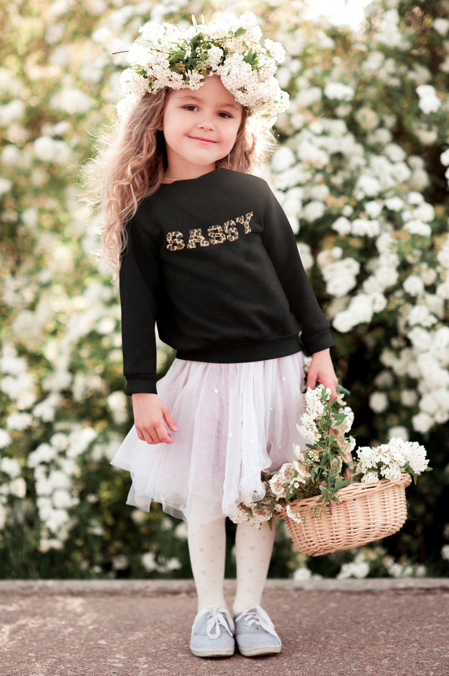 Sassy Girls Black Sweatshirt