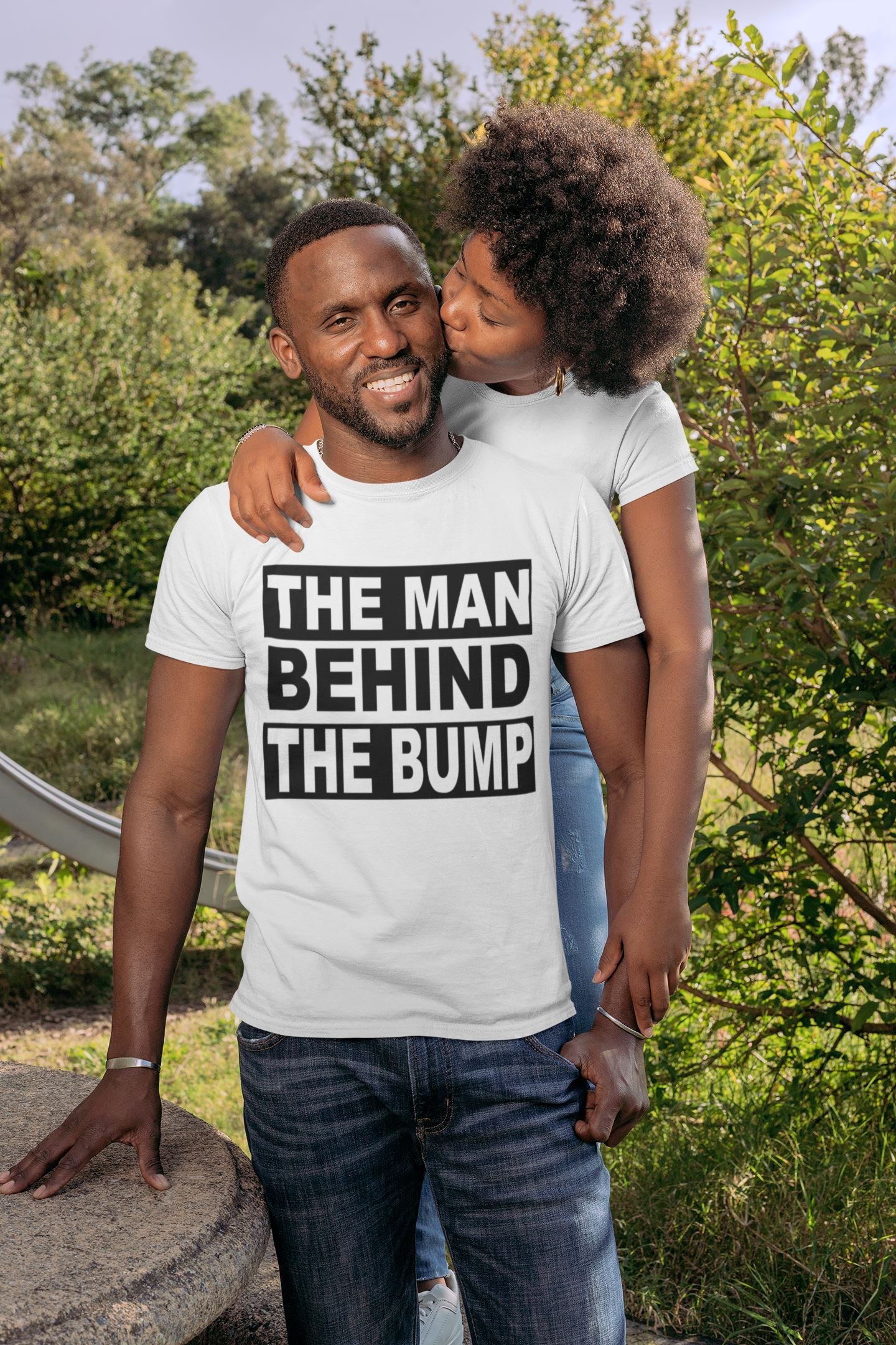 The Man Behind The Bump T-shirt