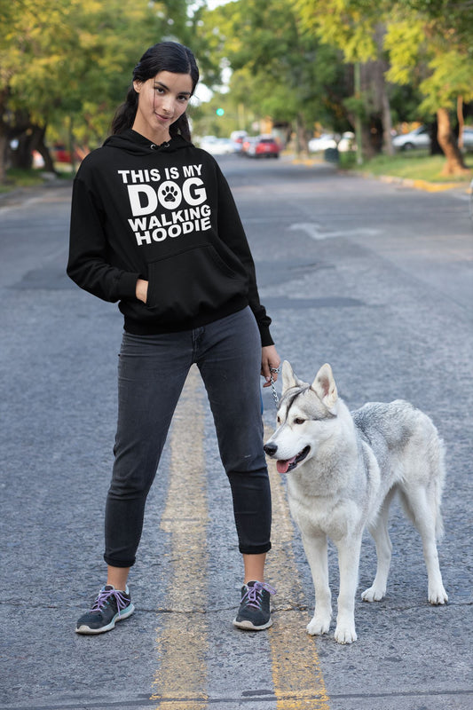 This is my dog walking Hoodie