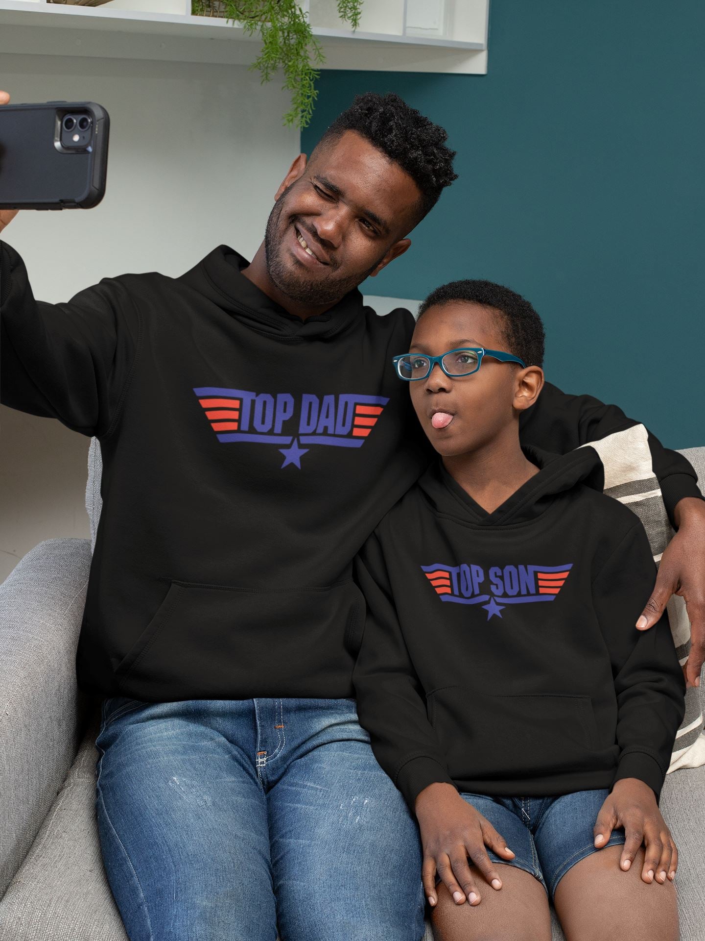 Top Dad Top Son Hoody