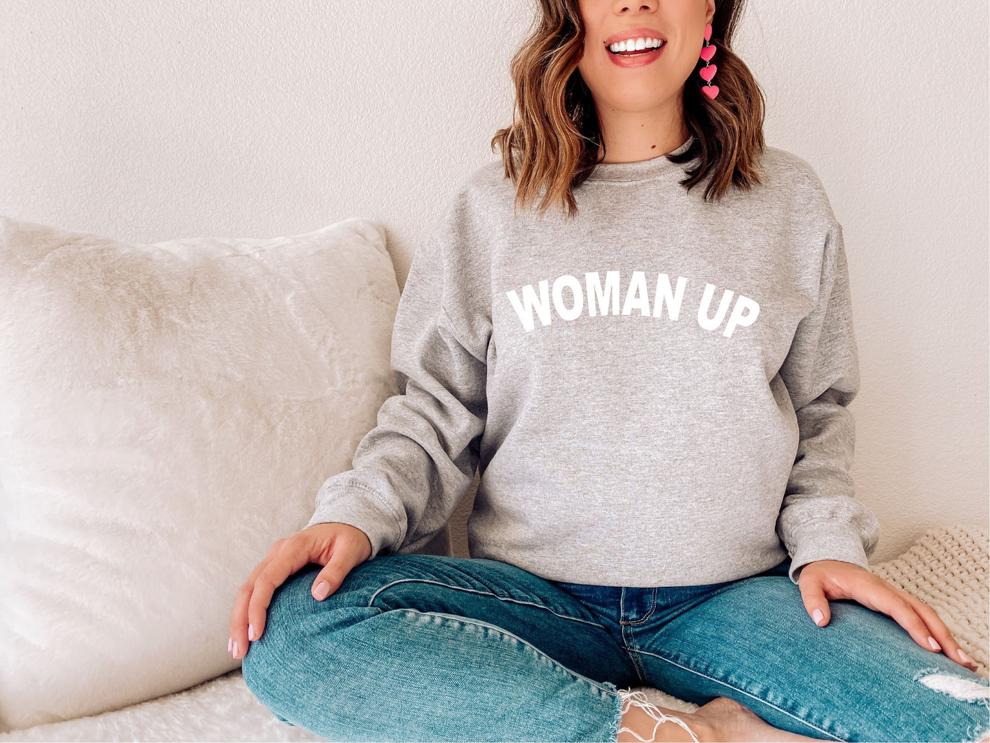 Woman Up Feminist Sweatshirt