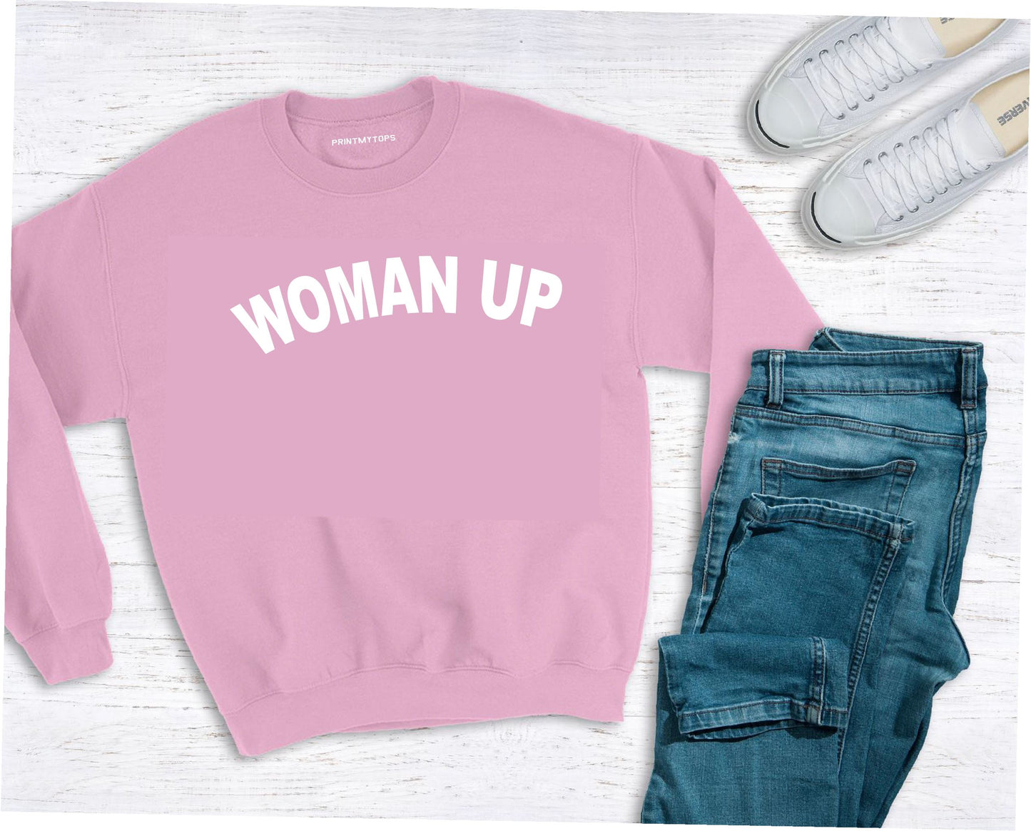 Woman Up Feminist Sweatshirt