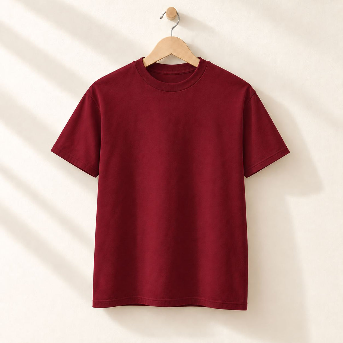 8 Personalised Work T-Shirts Bundle with Your Logo Workwear Print My Tops 8 Tshirts Burgundy Small