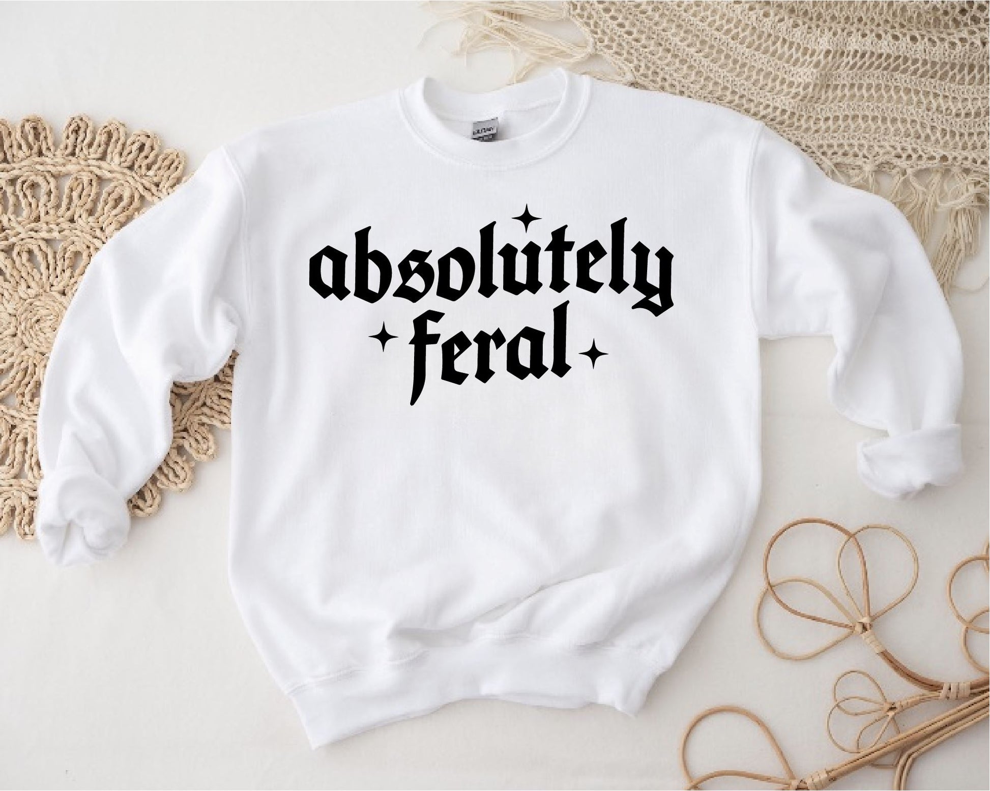 Absolutely Feral Kids Sweatshirt Sweatshirt Print My Tops 