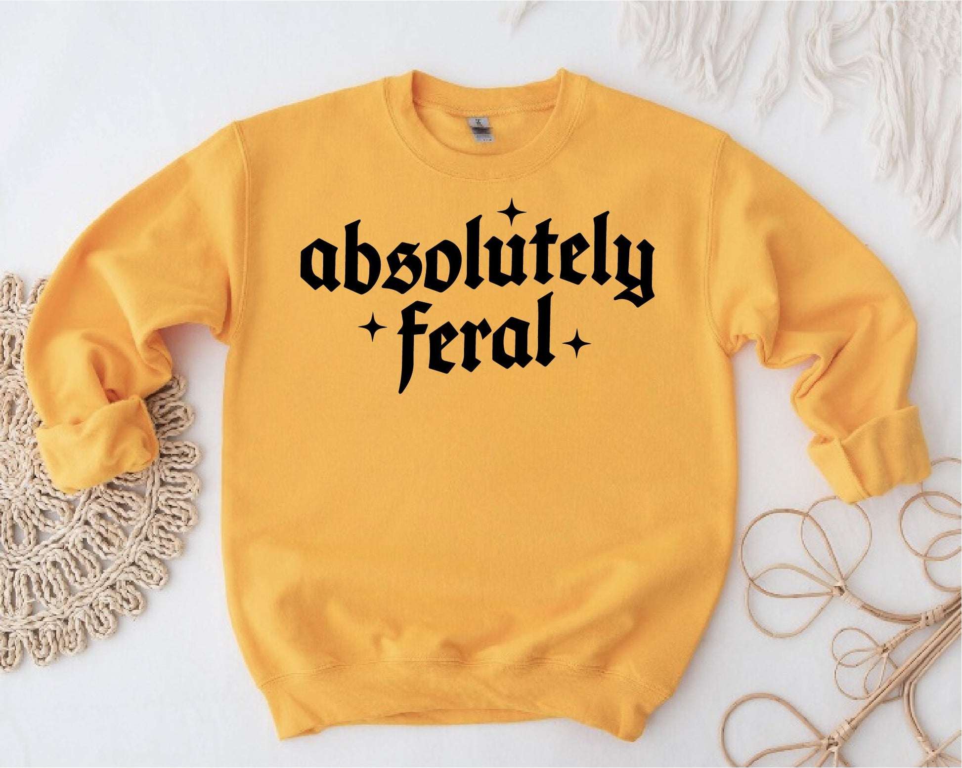 Absolutely Feral Kids Sweatshirt Sweatshirt Print My Tops 