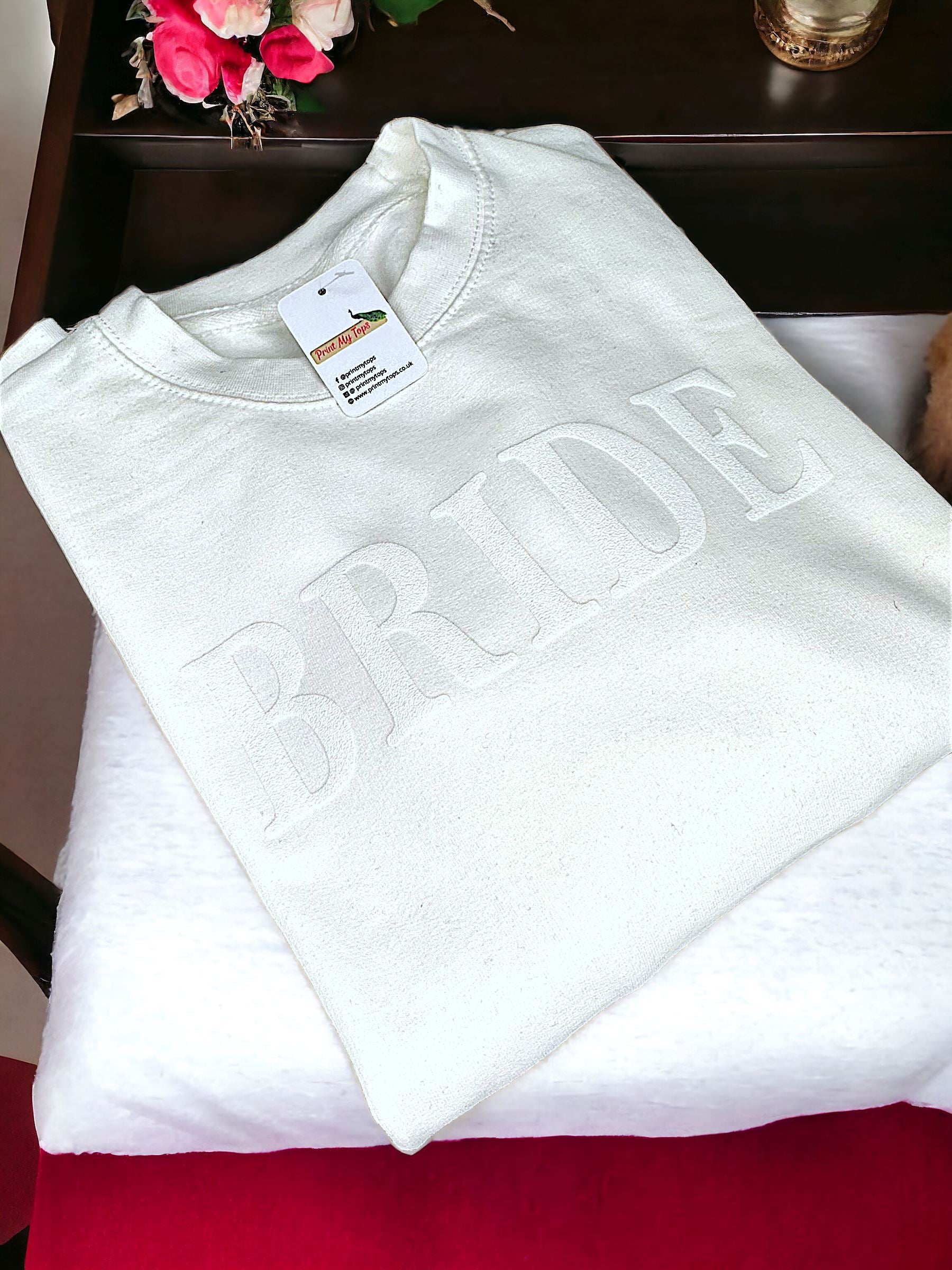 Embossed Bride Sweatshirt