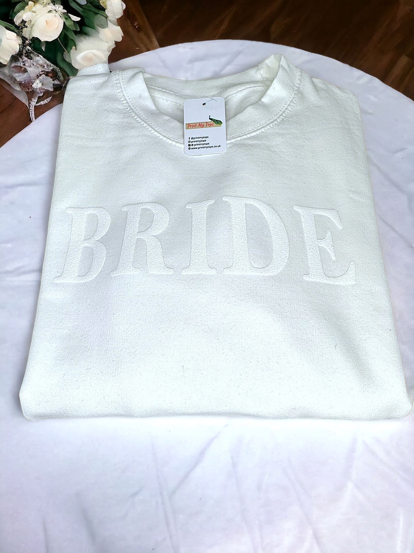 Embossed Bride Sweatshirt