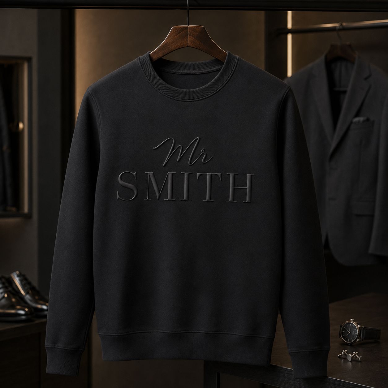 Mr & Mrs Personalised Sweatshirt | Couples Matching Sweatshirt Sweatshirts Print My Tops 