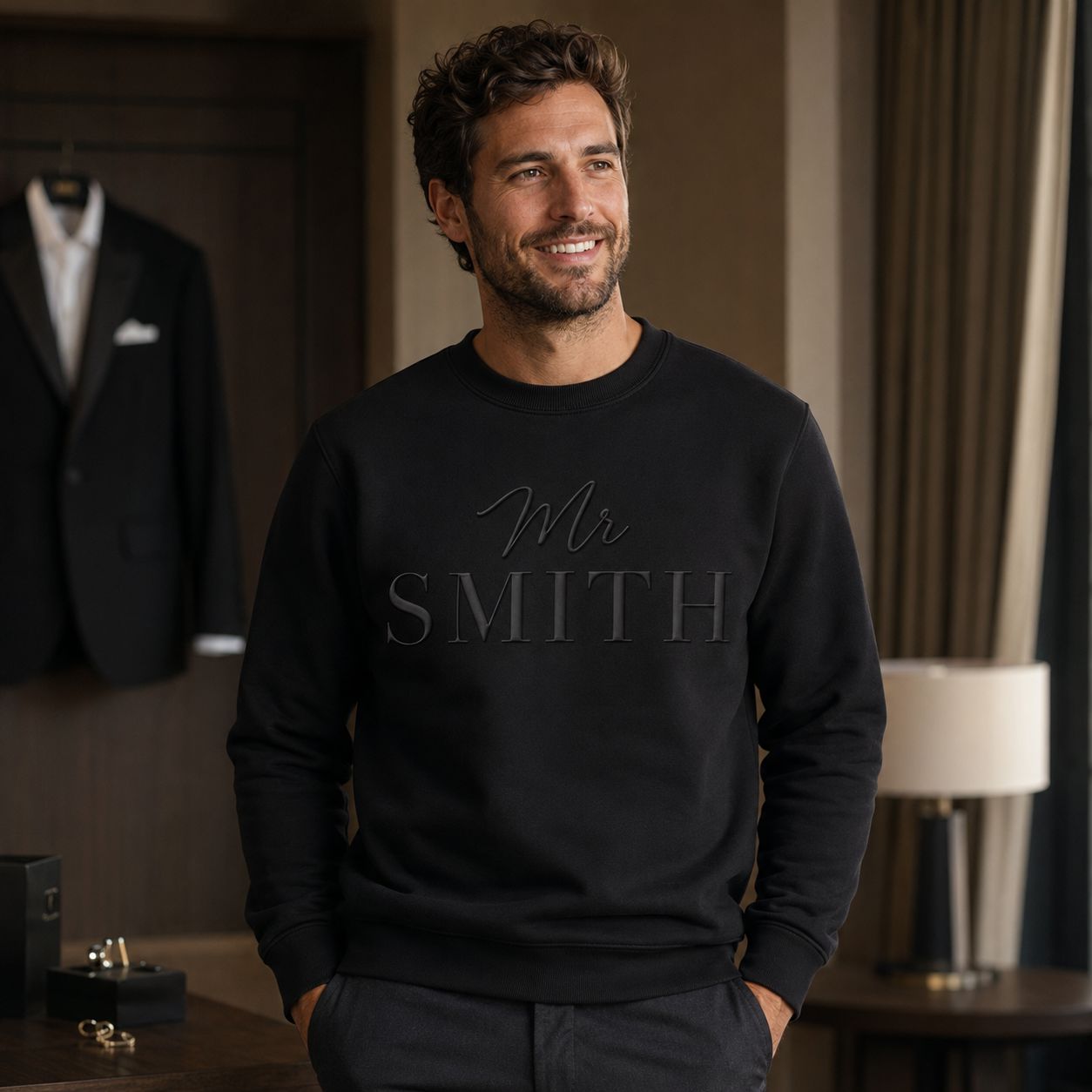 Mr & Mrs Personalised Sweatshirt | Couples Matching Sweatshirt Sweatshirts Print My Tops 