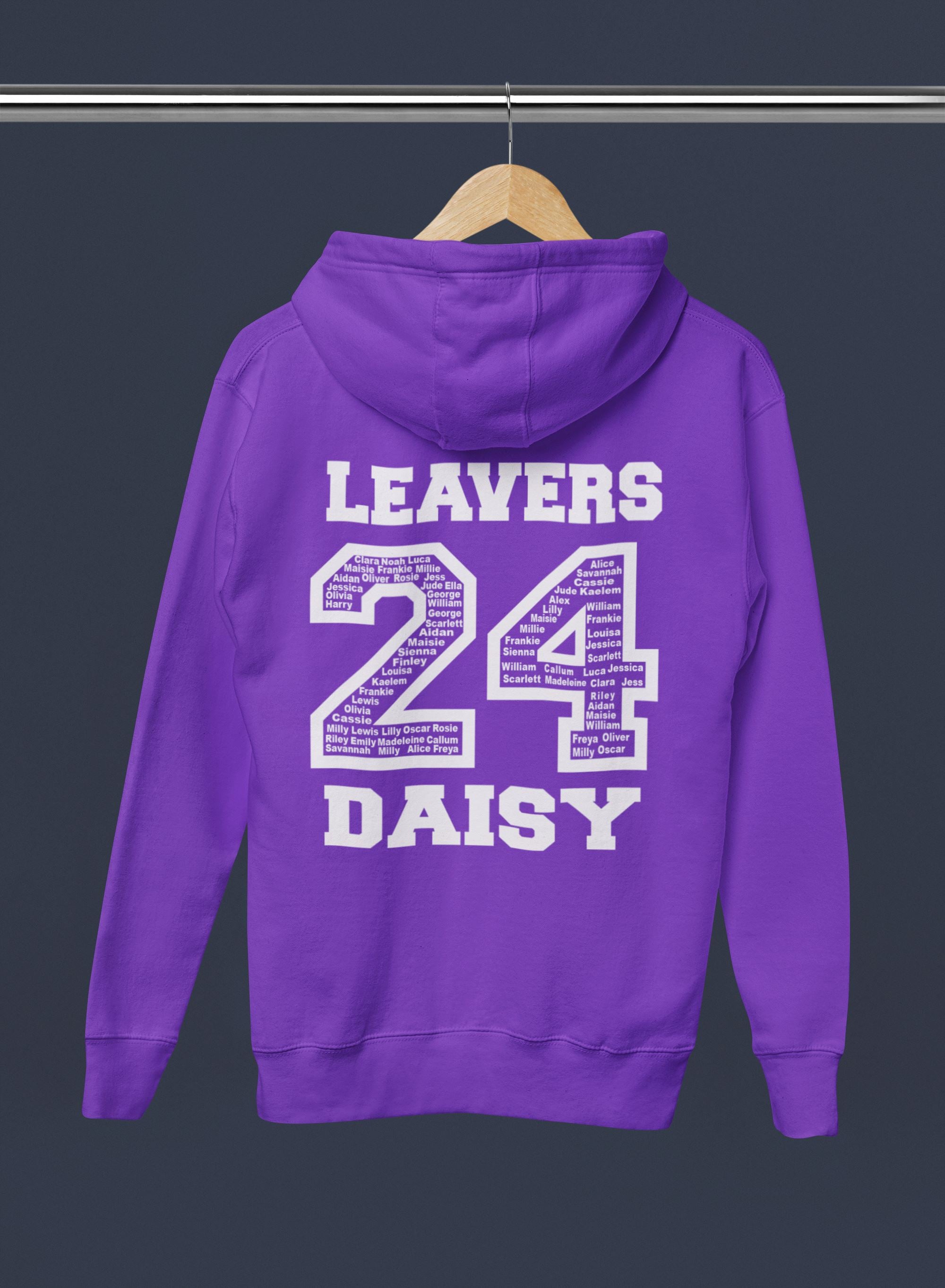 Personalised school shop hoodies