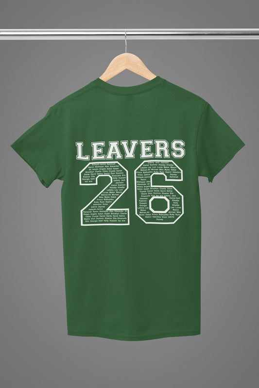 Personalised 2026 School College Leavers T-shirt Top Hoodies Print My Tops 