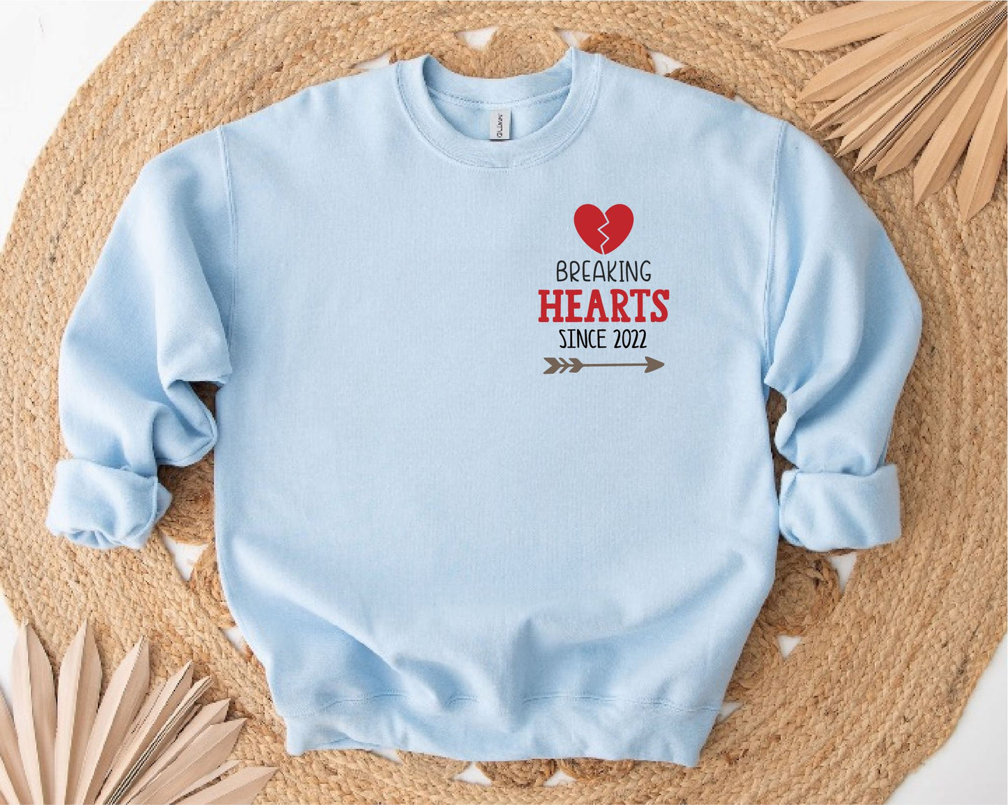 Personalised Breaking Hearts Since Kids Sweatshirt
