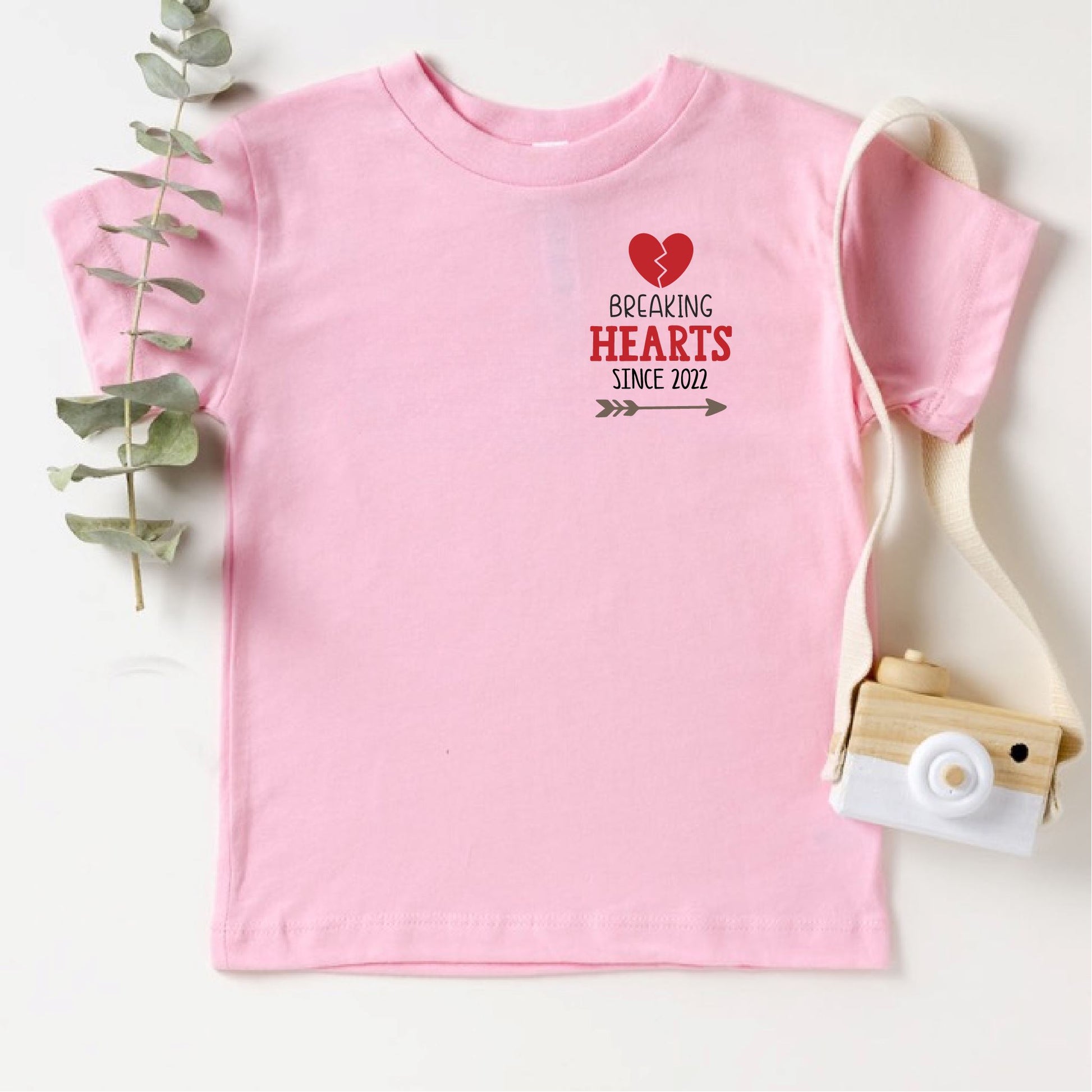 Personalised Breaking Hearts Since Kids T-shirt