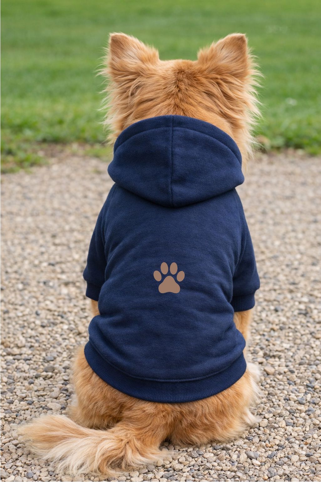 Personalised Dog Hoodie Jumper – Custom Printed Pet Top Pet Accessories Print My Tops Navy XS 