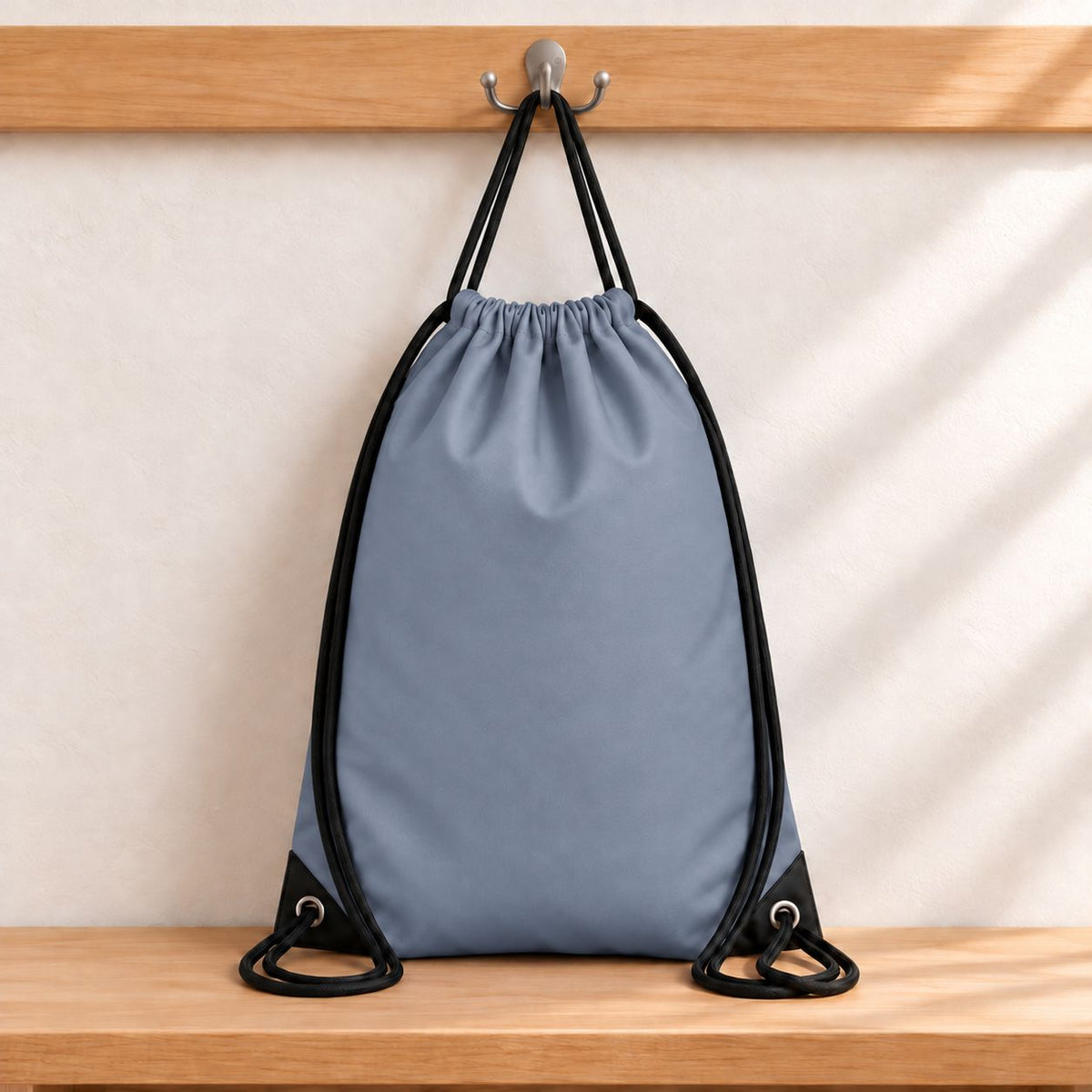 Personalised Drawstring Bag with Your Logo Bag Print My Tops Grey 