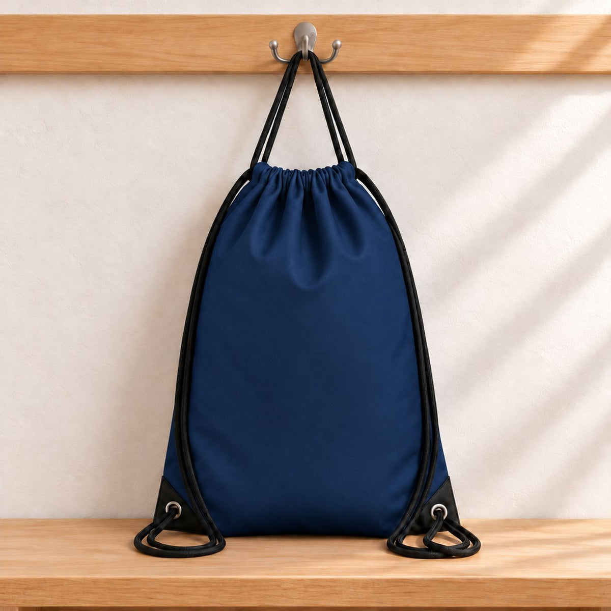Personalised Drawstring Bag with Your Logo Bag Print My Tops Navy 