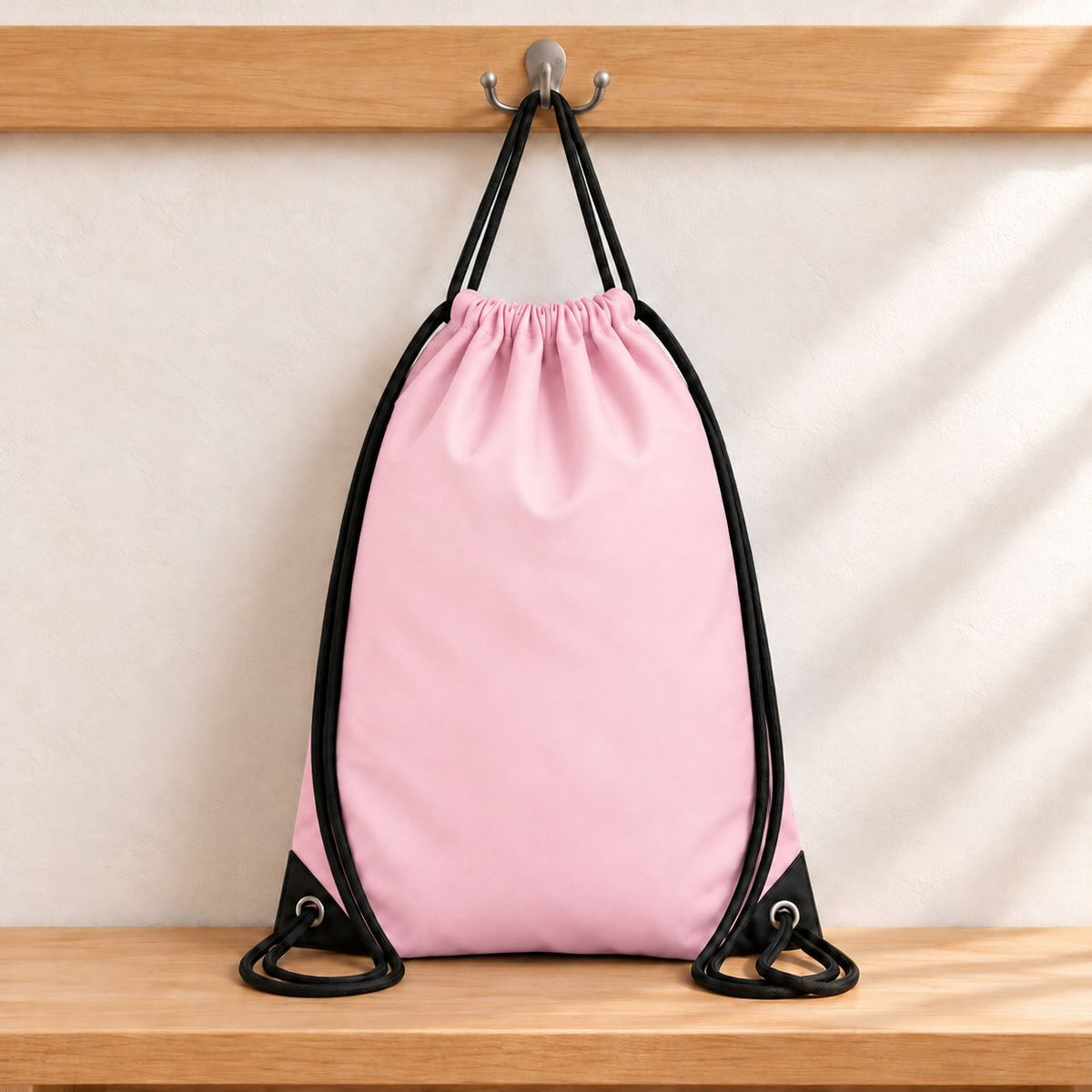 Personalised Drawstring Bag with Your Logo Bag Print My Tops Pink 