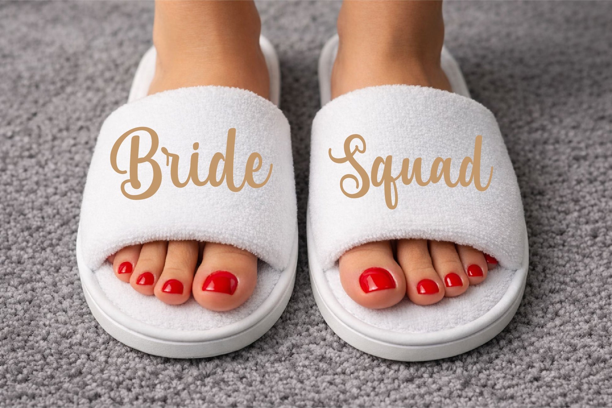Personalised Hen Party Slippers – Custom Bride & Squad Gift Personalised Gifts Print My Tops 